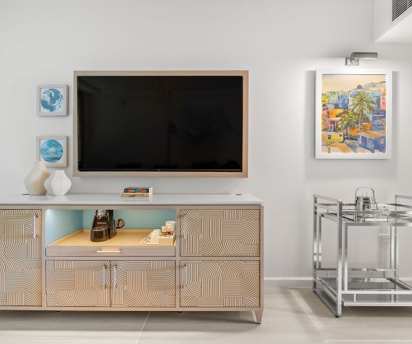 Living room TV and furniture