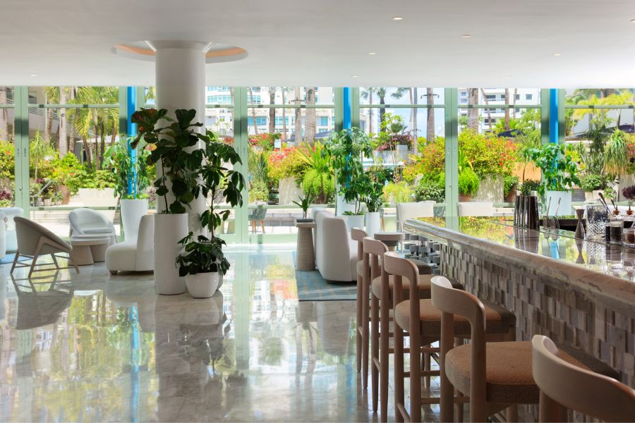 Lounge area in Hotel