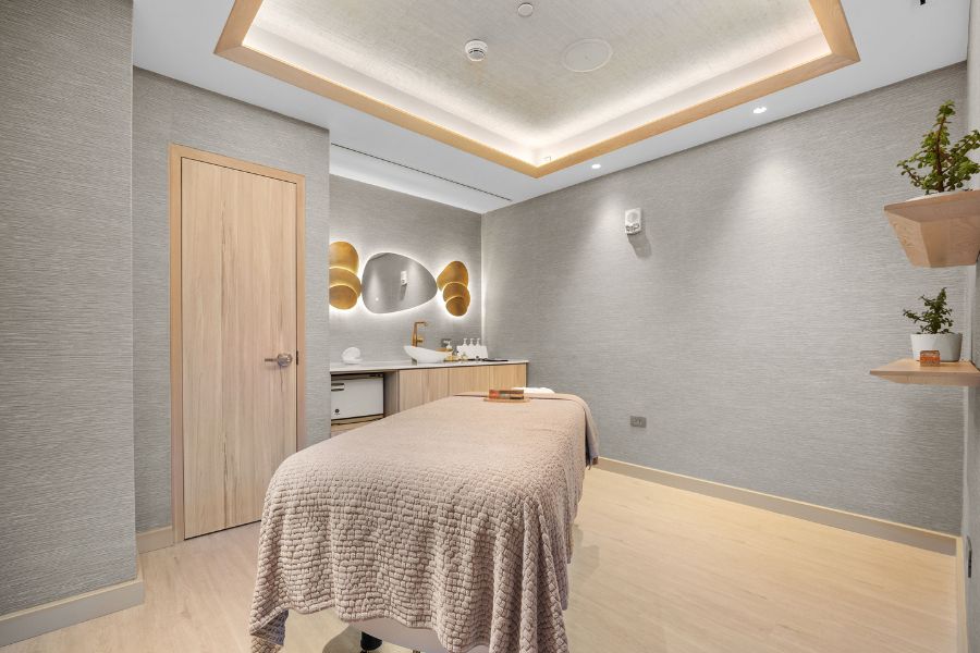 Spa room at Elemara Spa