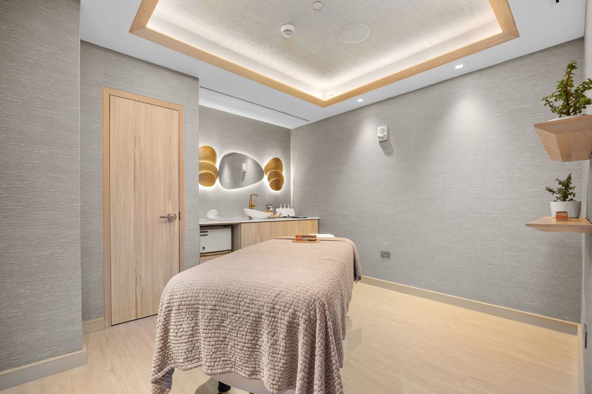 Spa room at Elemara Spa