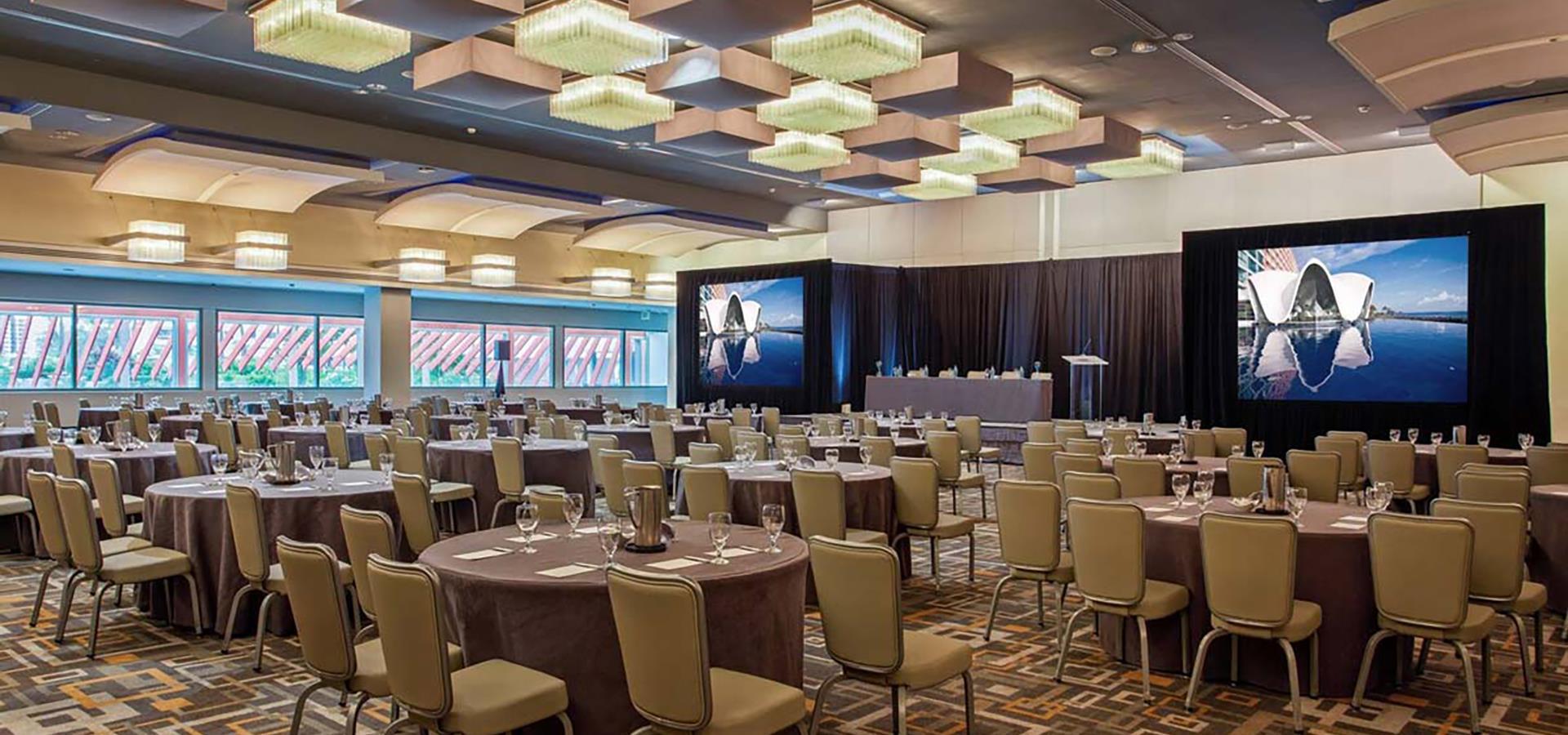 A large meeting venue