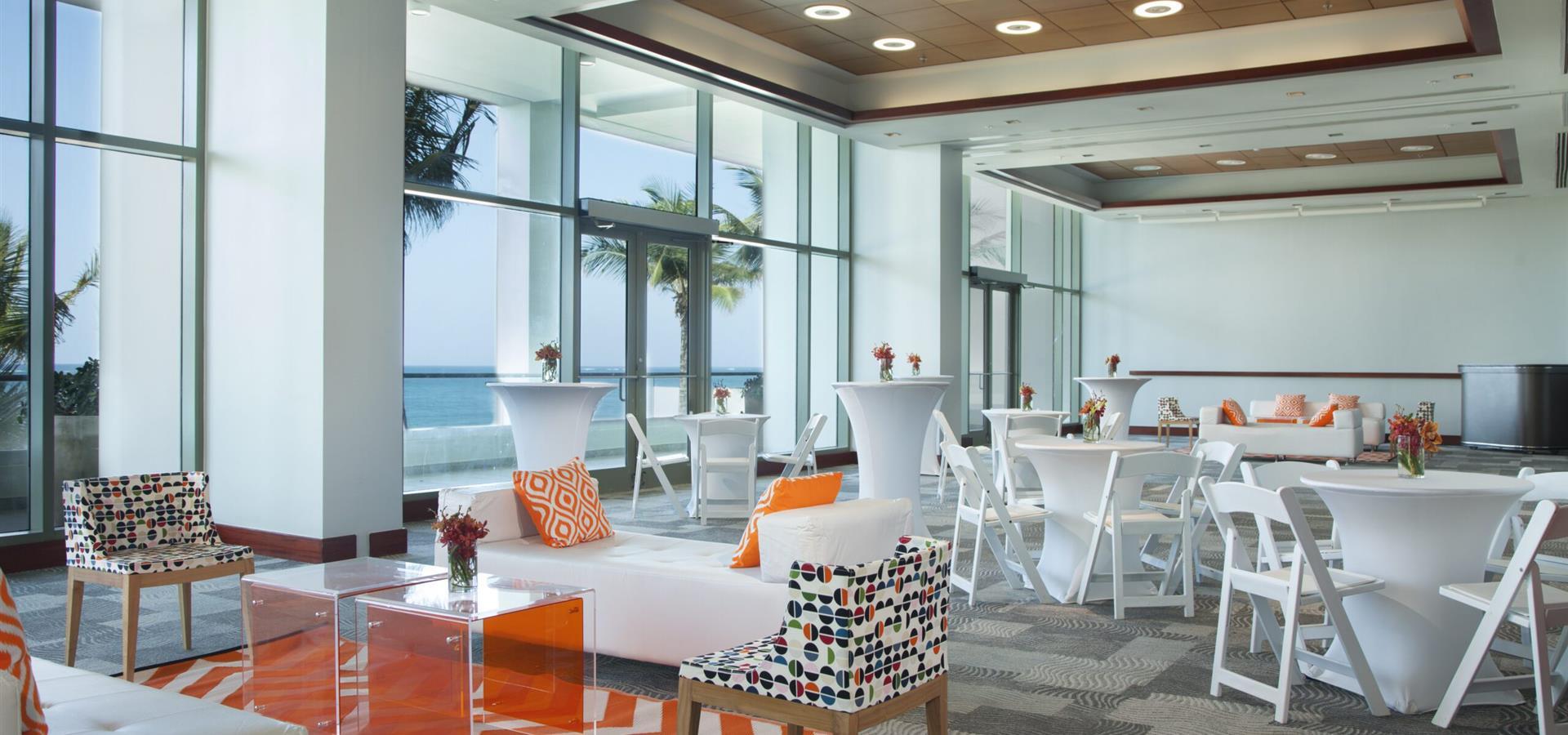 Nice seating area