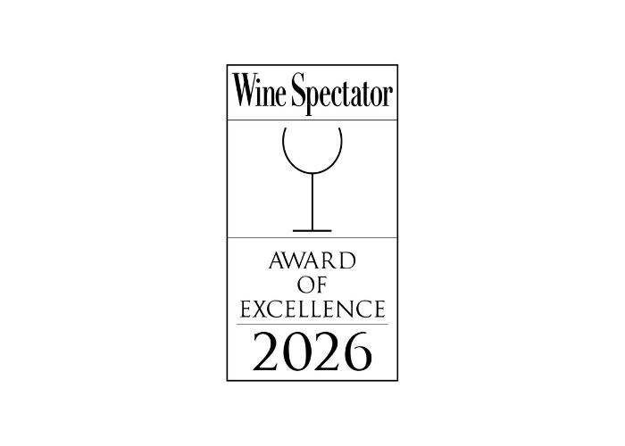 Wine Spectator Award of Excellence badge 2026