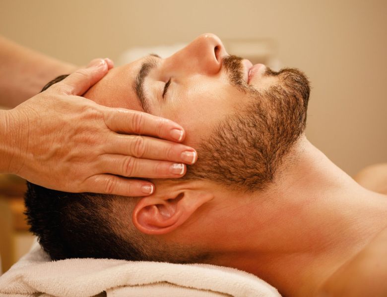 man receiving massage