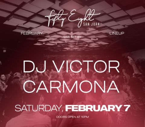 DJ Victor Carmona at Fifty-Eight