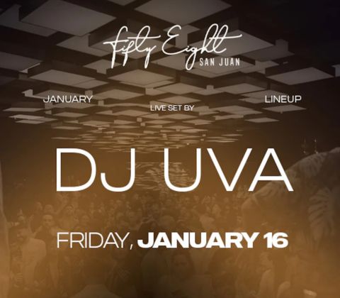 DJ UVA at Fifty-Eight