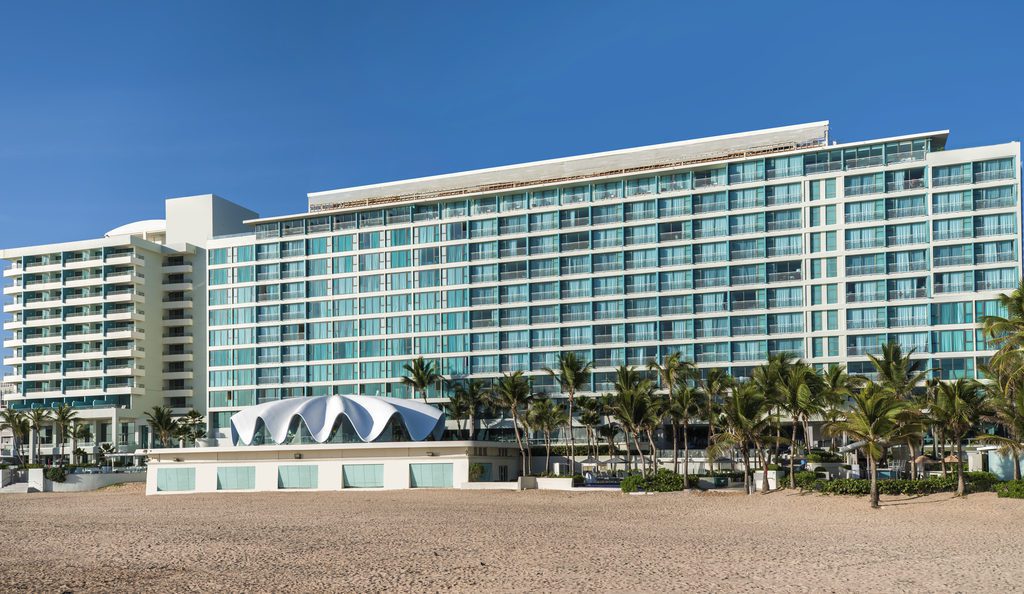 Hotel Exterior from beach